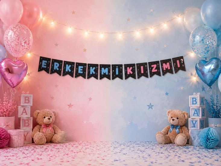 Cinsiyet Partisi Kız mı Erkek mi Banner