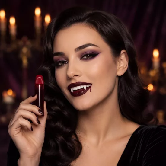 Halloween Vampir Dişi ve Yapay Kan