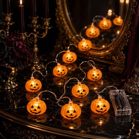 Halloween Balkabağı Led 10 Ampül