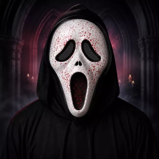 Halloween Kanlı Çığlık Maskesi