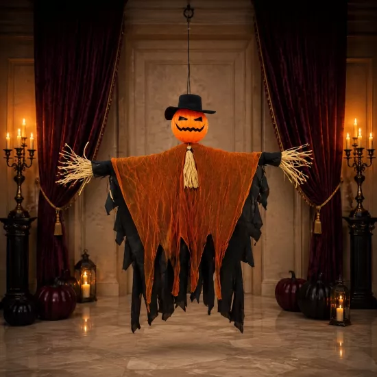 Halloween Dekorları | Balkabağı, İskelet ve Işıklı Süsler