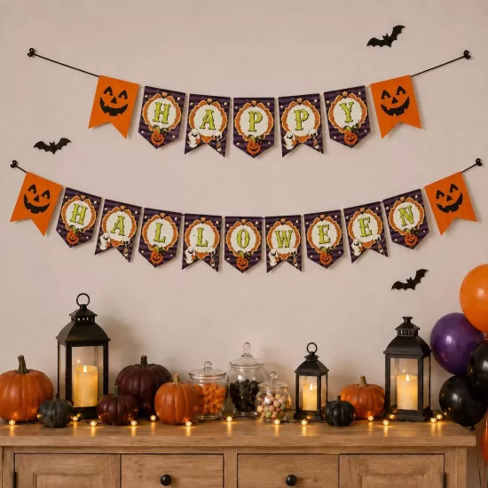 Halloween Folyo Balon ve Kâğıt Süsler | Cadılar Bayramı