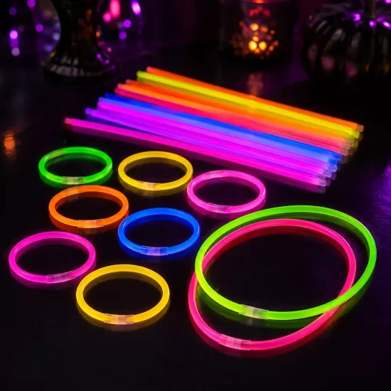 Halloween Neon Çubuk 50li