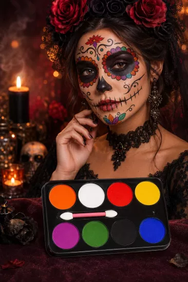 Halloween 8li Yüz Boyası