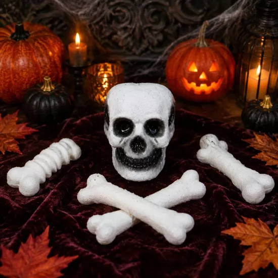 Halloween Dekorları | Balkabağı, İskelet ve Işıklı Süsler