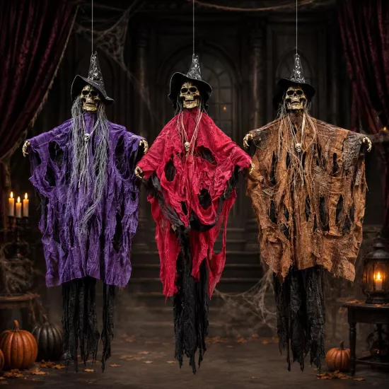 Halloween Dekorları | Balkabağı, İskelet ve Işıklı Süsler