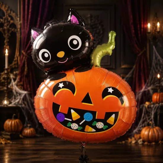 Halloween Folyo Balon ve Kâğıt Süsler | Cadılar Bayramı