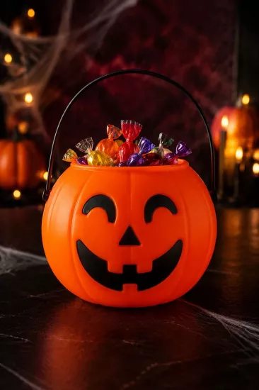Halloween 6 cm Balkabağı Kova