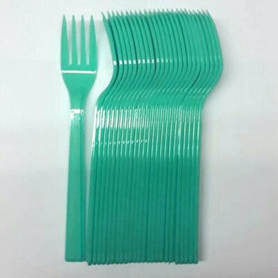 Plastik%20Çatal%20Mint%20Yeşili%2025%20adet
