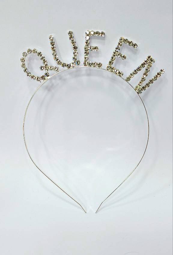 Doğum%20Günü%20Queen%20Taşlı%20Taç%20Gümüş
