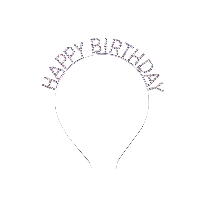 Doğum%20Günü%20Happy%20Birthday%20Taşlı%20Taç%20Gümüş