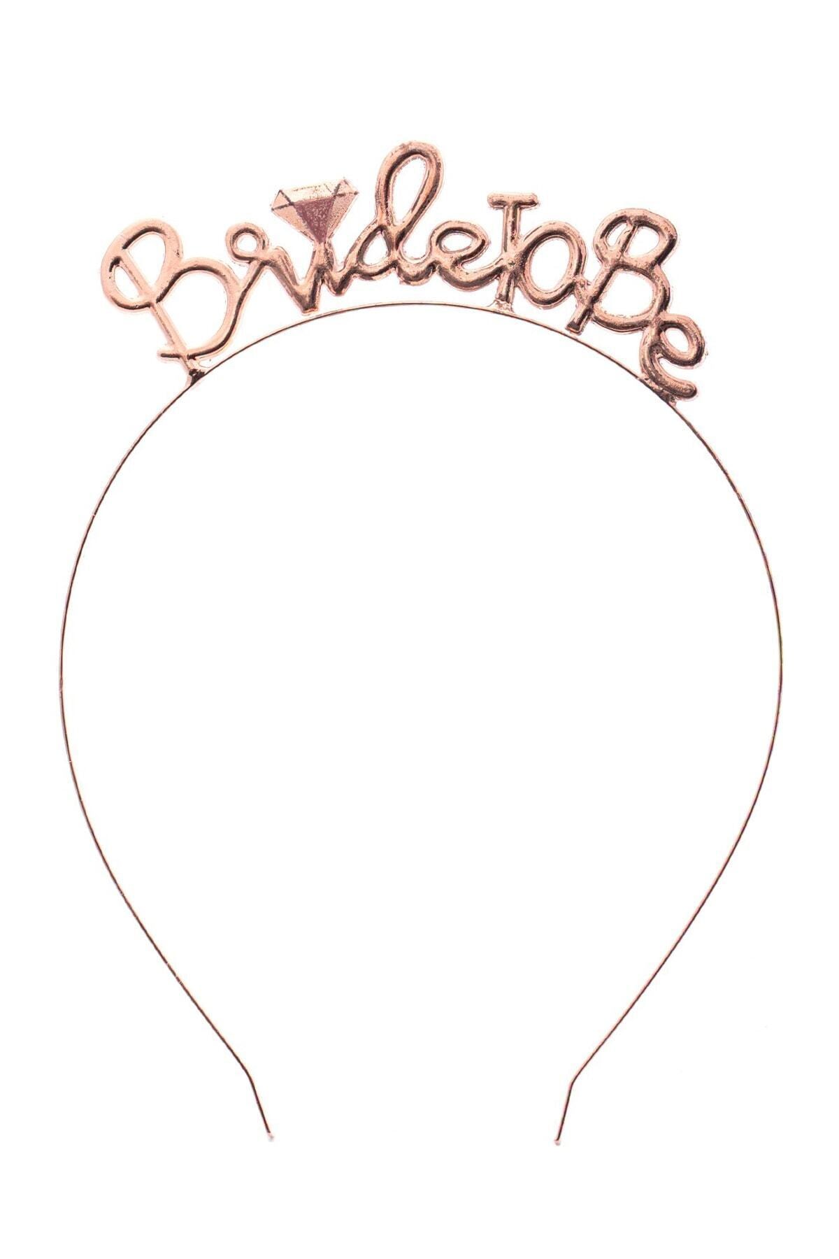 Bride%20To%20Be%20Metal%20Taç%20Rosegold