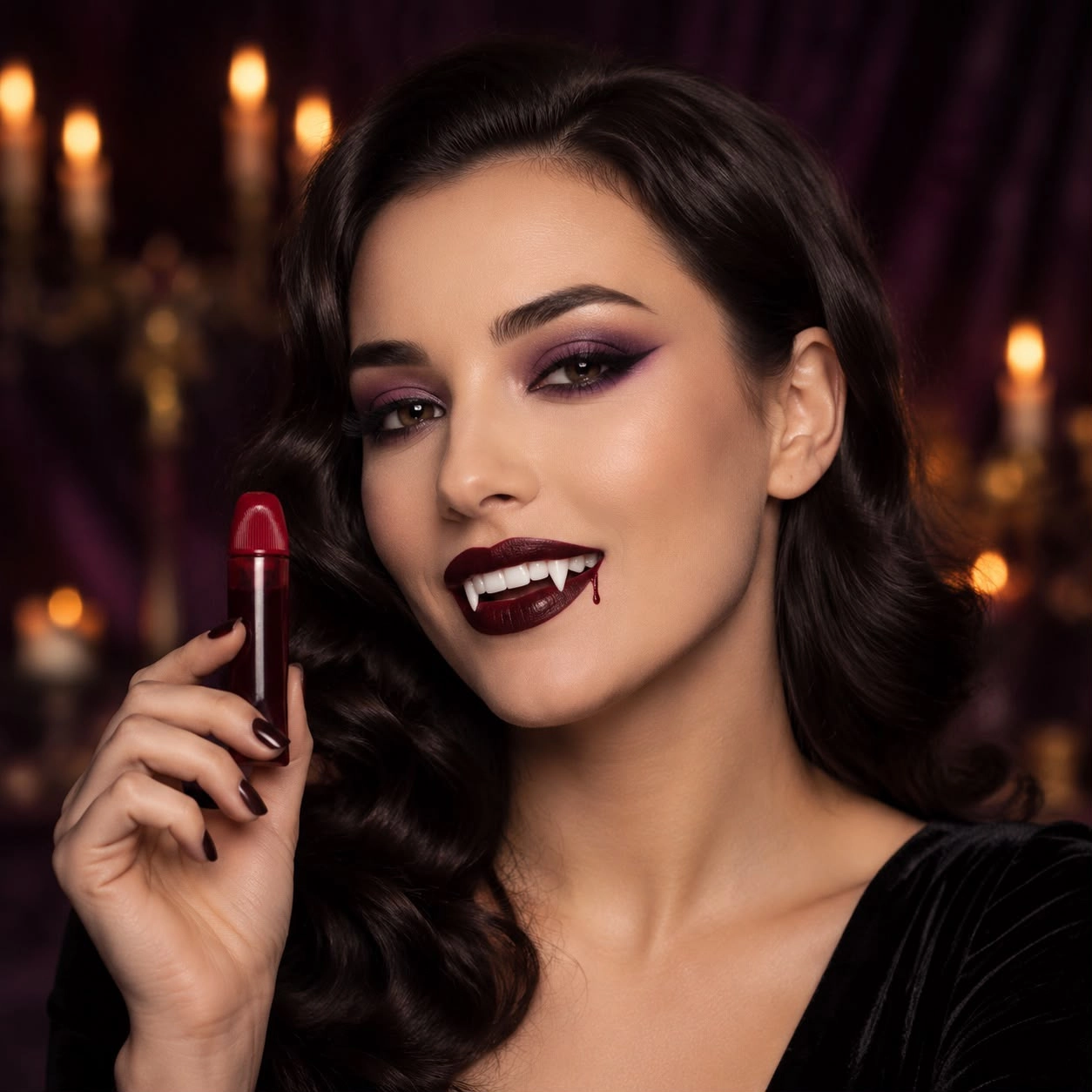 Halloween Vampir Dişi ve Yapay Kan