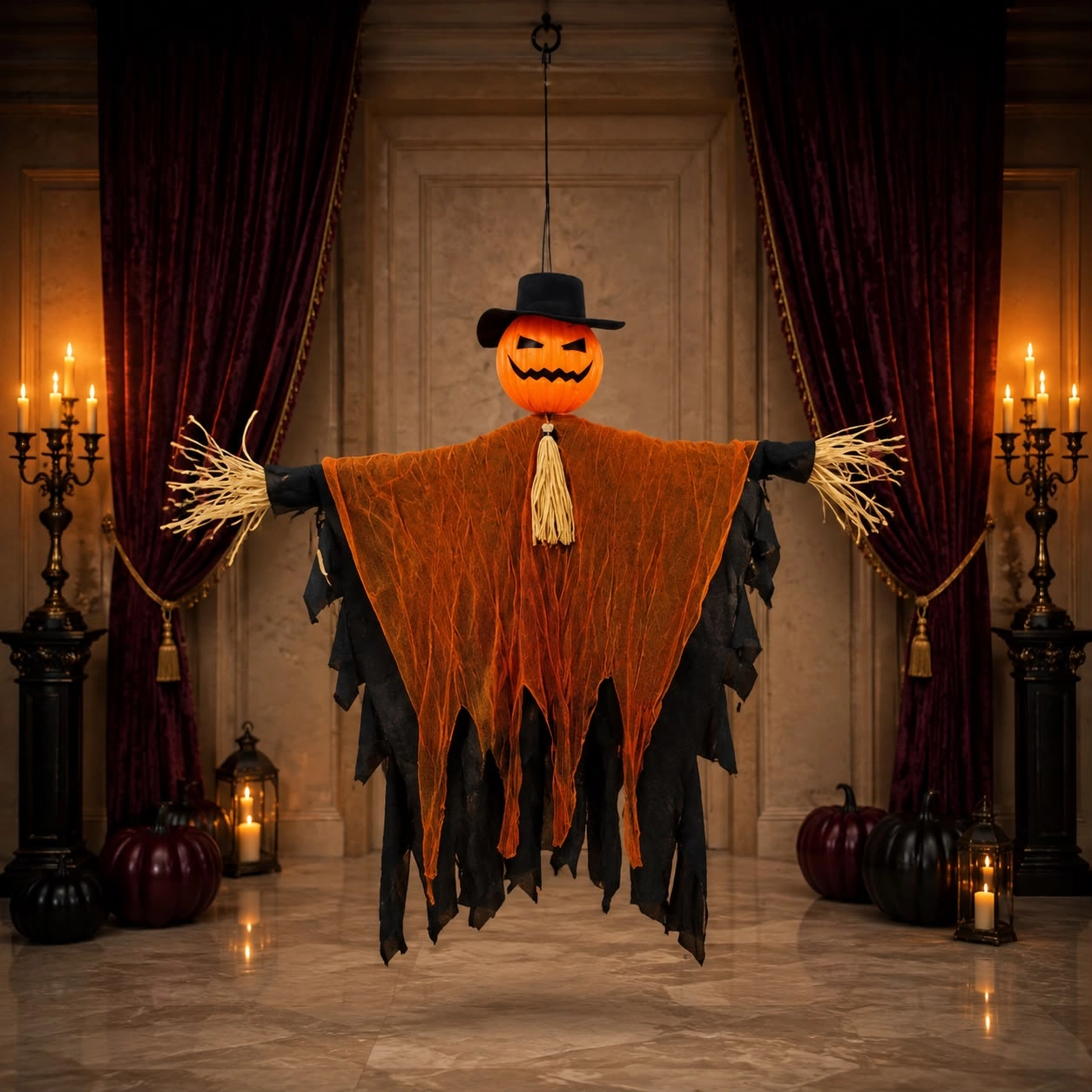 Halloween Balkabağı Korkuluk