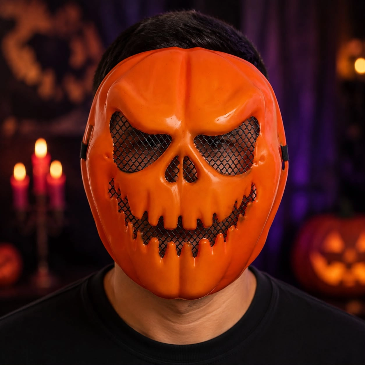 Halloween Korku Maskesi Balkabağı