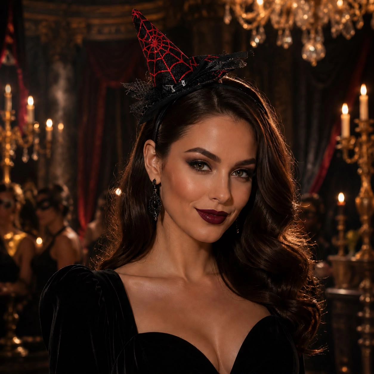 Halloween Cadı Şapkalı Taç