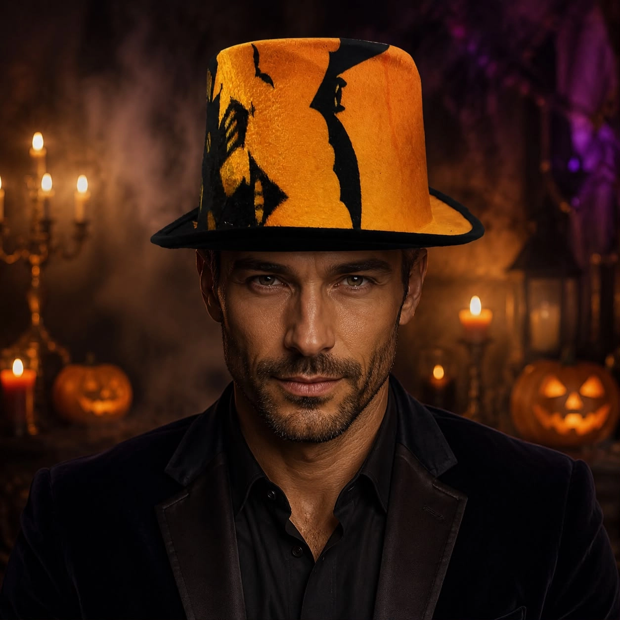 Halloween Perili Fötr Şapka