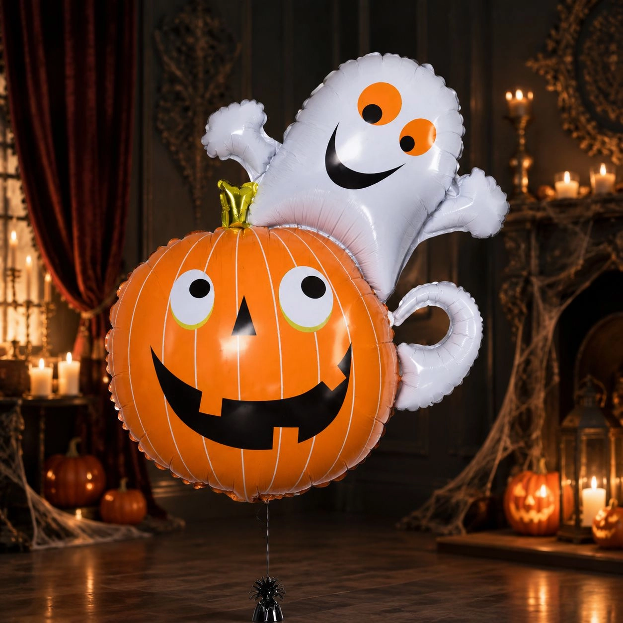 Halloween Balkabaklı Hayalet Folyo Balon