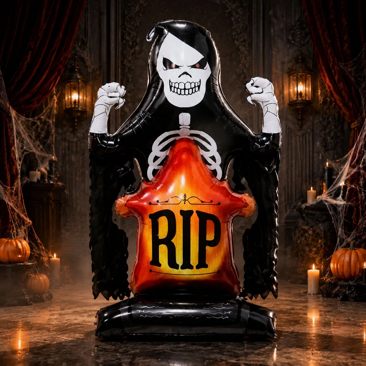 Halloween RİP Ayaklı Folyo Balon